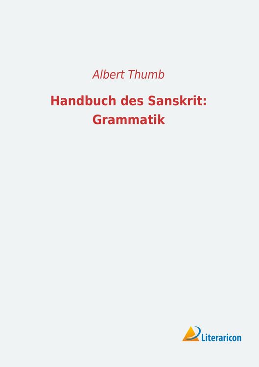 Produktbild: Handbuch des Sanskrit: Grammatik