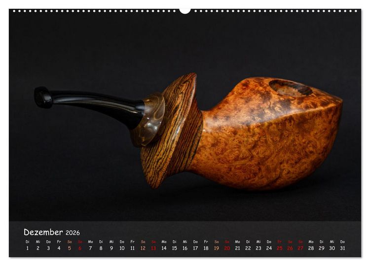 Produktbild: Pfeifenwelten (Wandkalender 2026 DIN A2 quer), CALVENDO Monatskalender