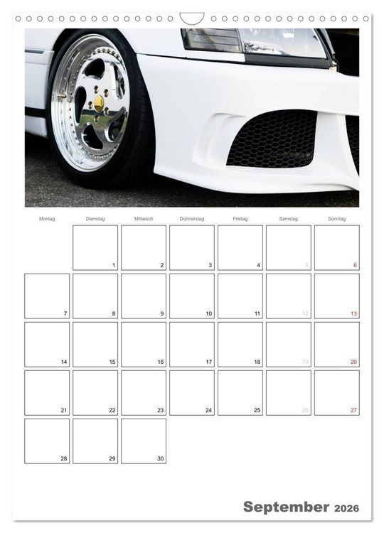 Produktbild: Tuning Power Planer (Wandkalender 2026 DIN A3 hoch), CALVENDO Monatskalender