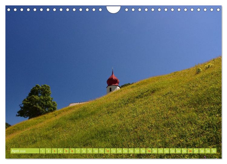 Produktbild: Kirchturmspitzen (Wandkalender 2026 DIN A4 quer), CALVENDO Monatskalender