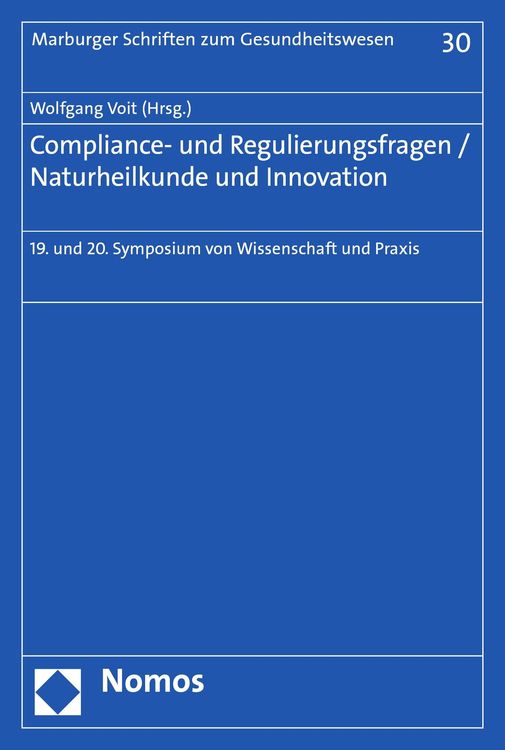 Produktbild: Compliance- und Regulierungsfragen / Naturheilkunde und Innovation
