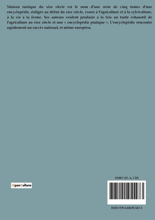 Produktbild: Maison rustique du XIXe si&egrave;cle