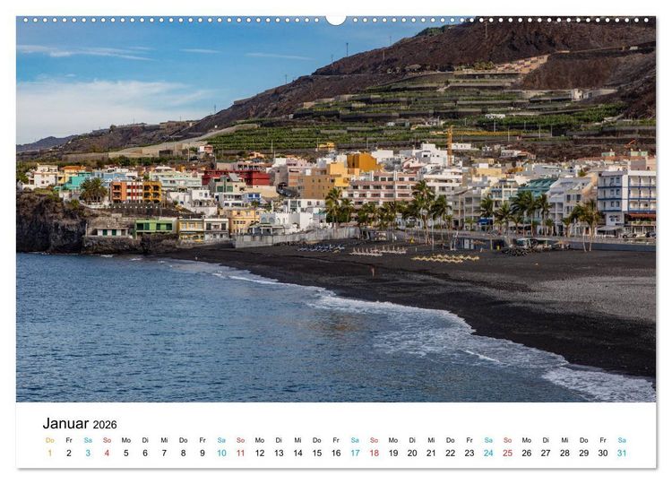 Produktbild: La Palma - La Isla Bonita, die Sch&ouml;nste der Kanaren (hochwertiger Premium Wandkalender 2026 DIN A2 quer), Kunstdruck in Hochglanz