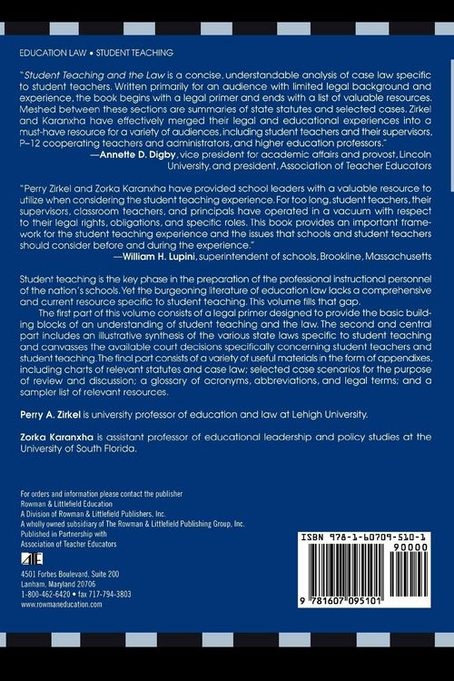 Produktbild: Student Teaching and the Law