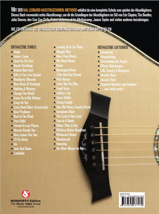 Produktbild: Hal Leonard Gitarrenmethode f&uuml;r Akustikgitarre
