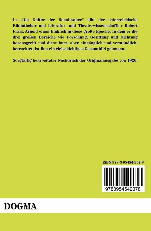 Produktbild: Die Kultur der Renaissance