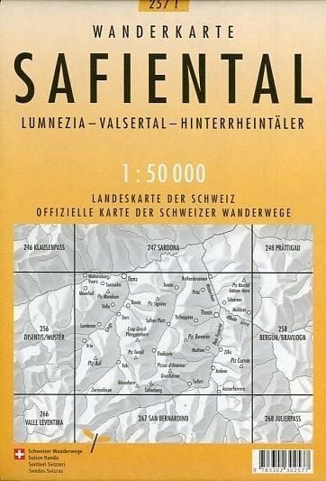 Produktbild: Swisstopo 1 : 50 000 Safiental