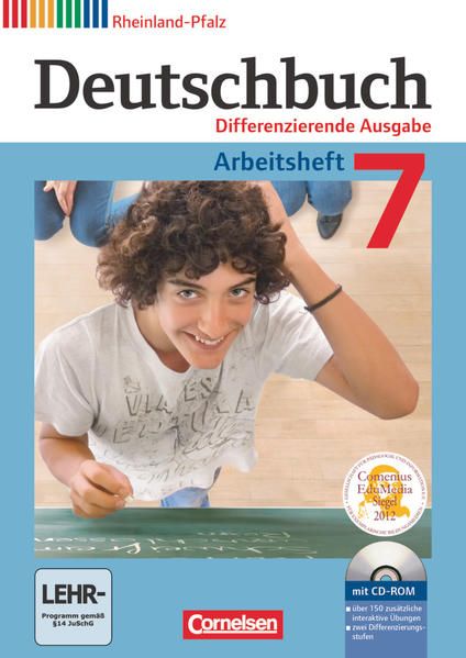 Produktbild: Deutschbuch 7. Schuljahr. Arbeitsheft/ L&ouml;sungsheft mit &Uuml;bungs-CD-ROM