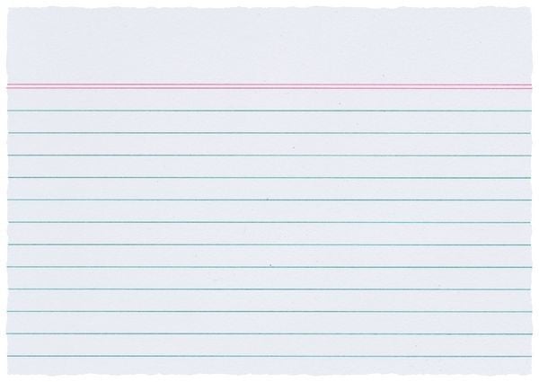 Produktbild: Stylex Karteikarten, DIN A6, liniert, 100 St&uuml;ck