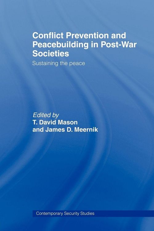 Produktbild: Conflict Prevention and Peace-building in Post-War Societies