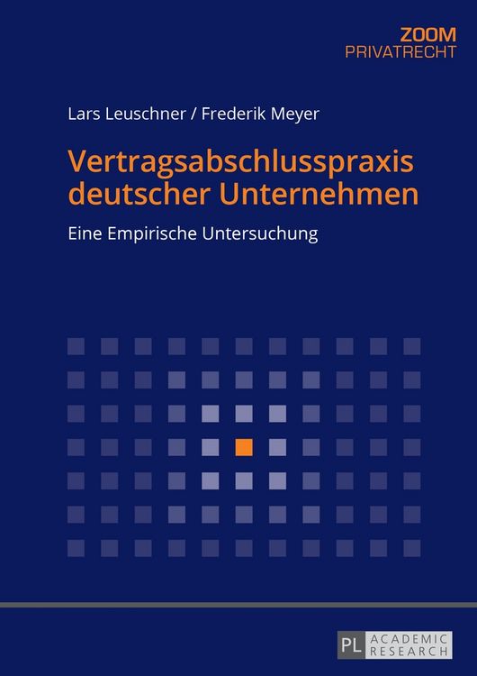 Produktbild: Vertragsabschlusspraxis deutscher Unternehmen