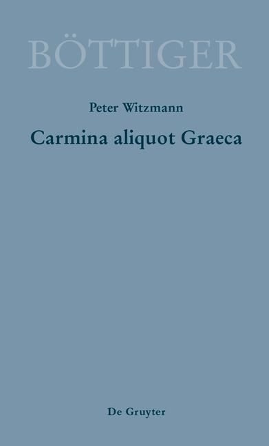 Produktbild: Carmina aliquot Graeca