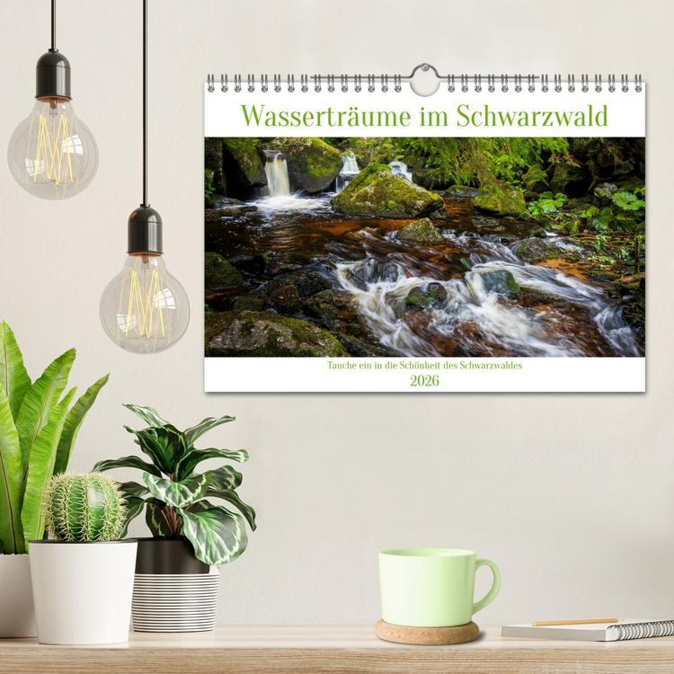 Produktbild: Wassertr&auml;ume im Schwarzwald (Wandkalender 2026 DIN A4 quer), CALVENDO Monatskalender
