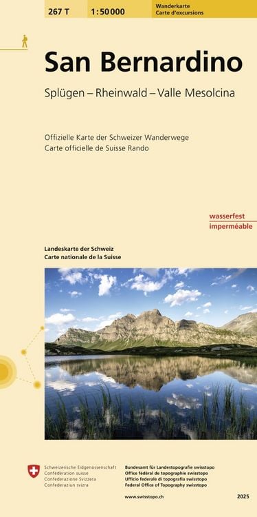 Produktbild: 267T San Bernardino Wanderkarte