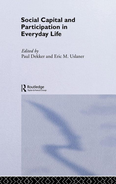 Produktbild: Social Capital and Participation in Everyday Life