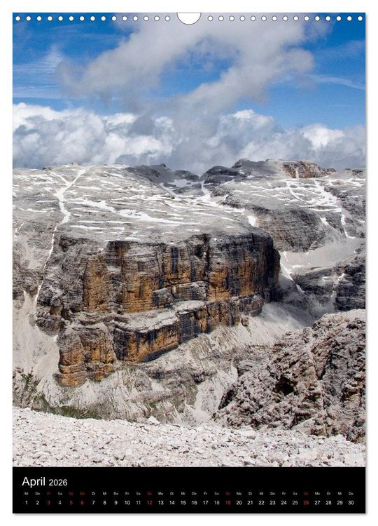 Produktbild: Dolomiten &ndash; Eine Gipfelparade (Wandkalender 2026 DIN A3 hoch), CALVENDO Monatskalender