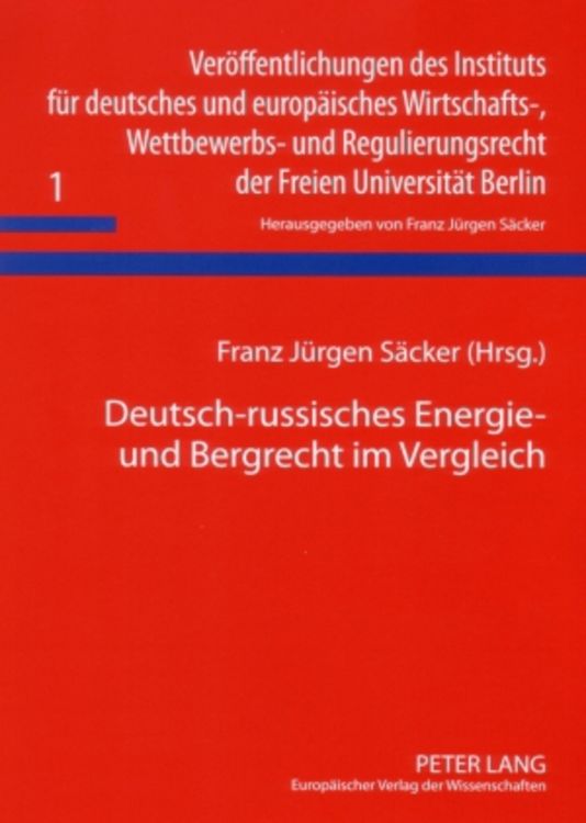 Produktbild: Deutsch-russisches Energie- und Bergrecht im Vergleich