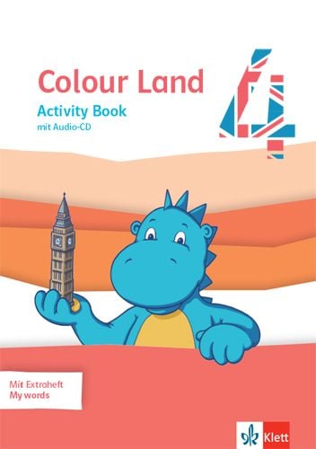 Produktbild: Colour Land 4. Ab Klasse 3. Activity Book mit Audio-CD Klasse 4
