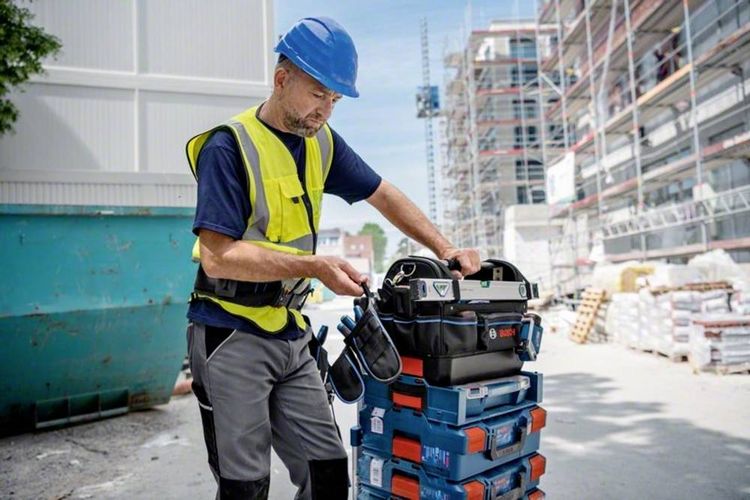 Produktbild: Bosch Professional GWT 20 1600A025L6 Handwerker, Heimwerker Werkzeug-Umh&auml;ngetasche unbest&uuml;ckt (L x B x H) 430 x 230 x 340 mm