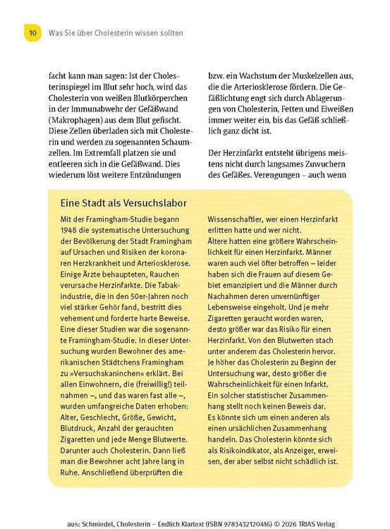 Produktbild: Cholesterin - Endlich Klartext
