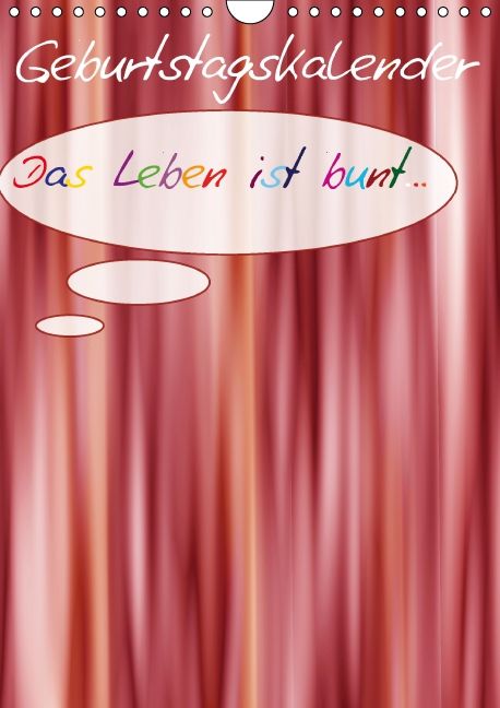 Produktbild: Geburtstags-Bastelkalender (Wandkalender immerw&auml;hrend DIN A4 hoch)