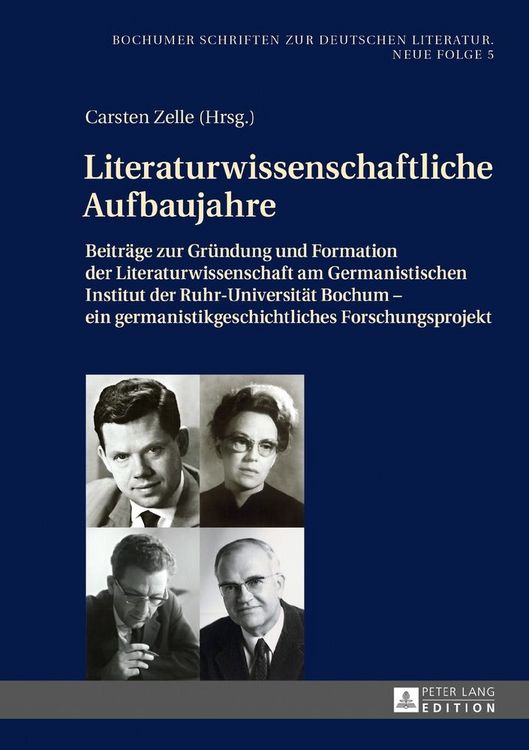Produktbild: Literaturwissenschaftliche Aufbaujahre