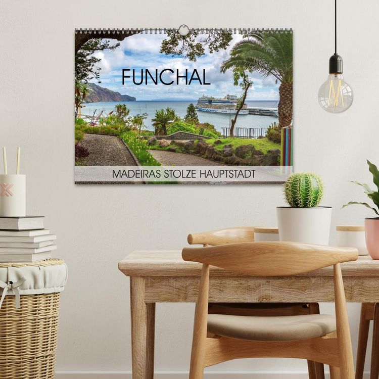 Produktbild: Funchal - Madeiras stolze Hauptstadt (Wandkalender 2026 DIN A3 quer), CALVENDO Monatskalender
