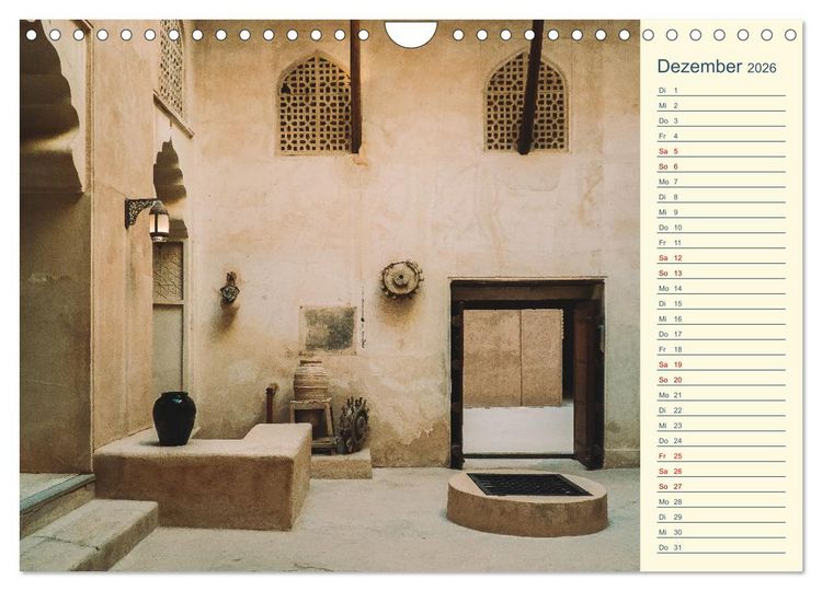 Produktbild: Oman - Unvergessliche Momente (Wandkalender 2026 DIN A4 quer), CALVENDO Monatskalender