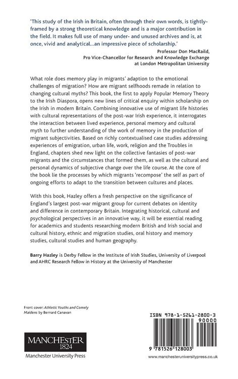 Produktbild: Life history and the Irish migrant experience in post-war England
