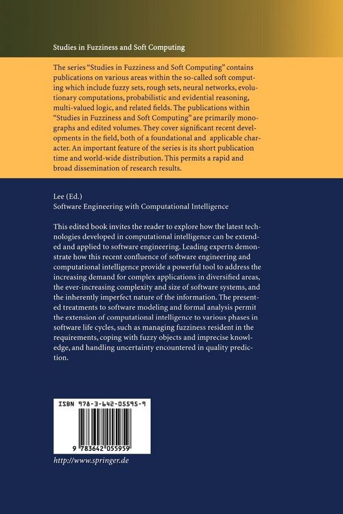 Produktbild: Software Engineering with Computational Intelligence