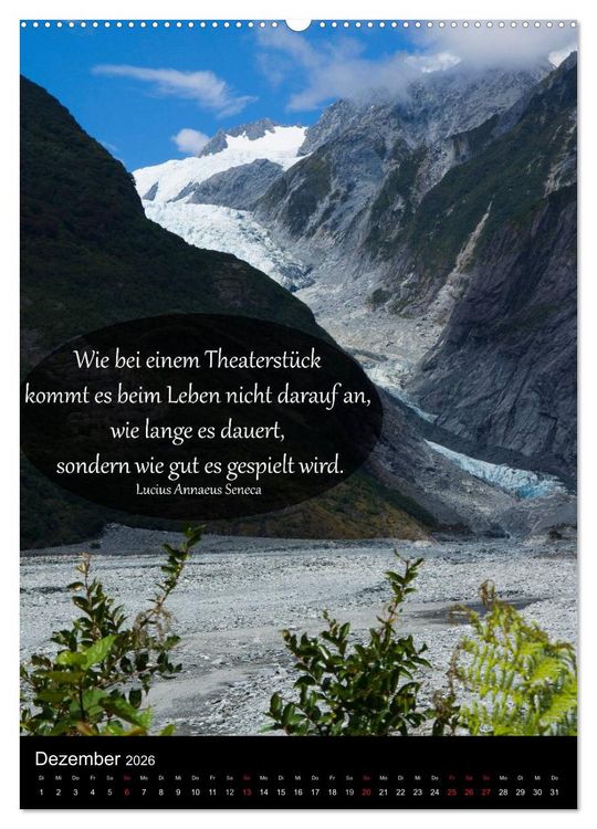 Produktbild: Neuseeland - Ein Land steht Kopf (Wandkalender 2026 DIN A2 hoch), CALVENDO Monatskalender