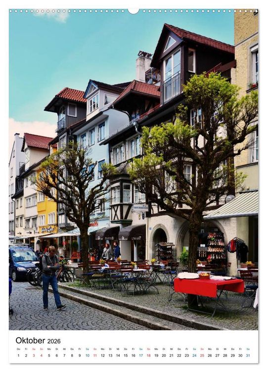 Produktbild: Lindau - Inselstadt am Bodensee (Wandkalender 2026 DIN A2 hoch), CALVENDO Monatskalender