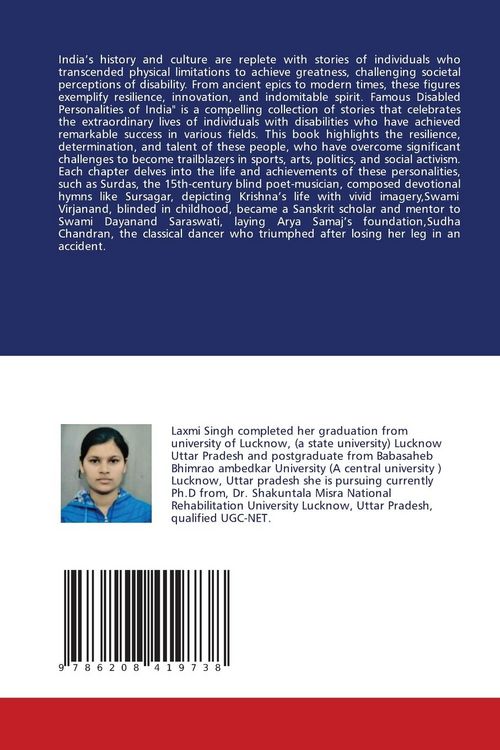 Produktbild: Famous Disabled Persons in India