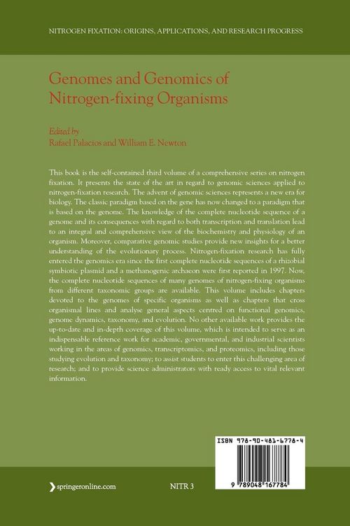 Produktbild: Genomes and Genomics of Nitrogen-fixing Organisms