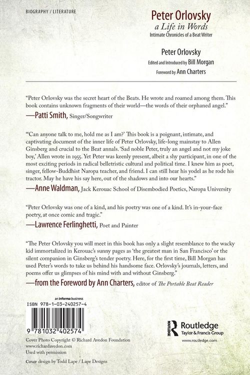 Produktbild: Peter Orlovsky, a Life in Words