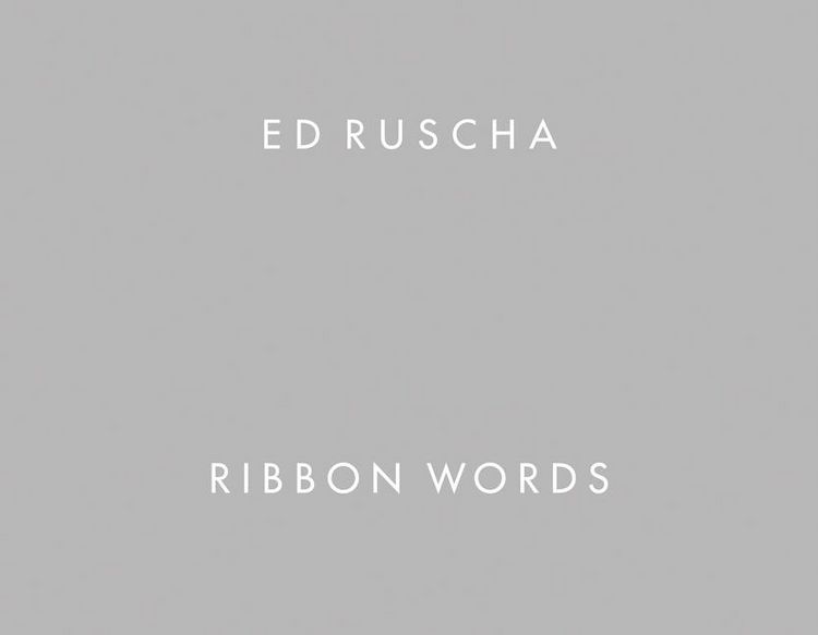 Produktbild: Ed Ruscha: Ribbon Words