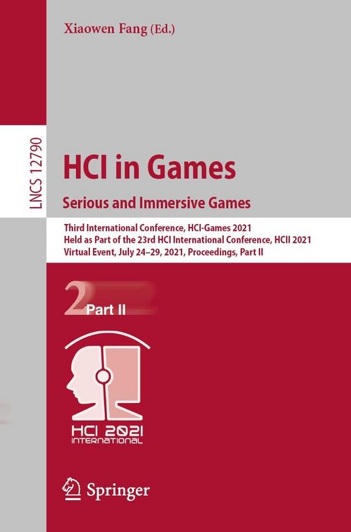 Produktbild: HCI in Games: Serious and Immersive Games