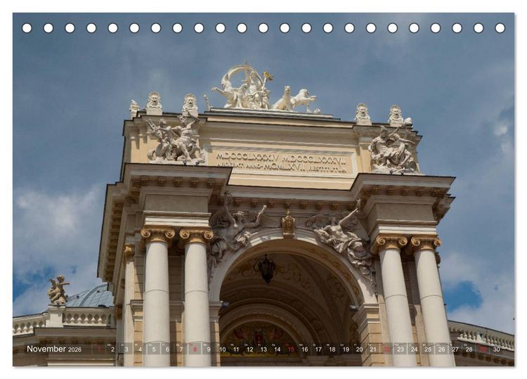 Produktbild: Odessa- Die sch&ouml;ne Stadt am Schwarzen Meer (Tischkalender 2026 DIN A5 quer), CALVENDO Monatskalender