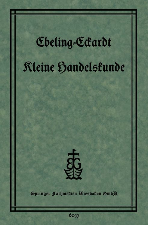 Produktbild: Kleine Handelskunde