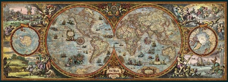 Produktbild: Hemisphere Map Puzzle
