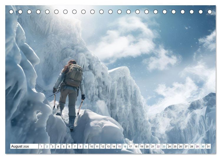Produktbild: Imposante Bergwelt (Tischkalender 2026 DIN A5 quer), CALVENDO Monatskalender