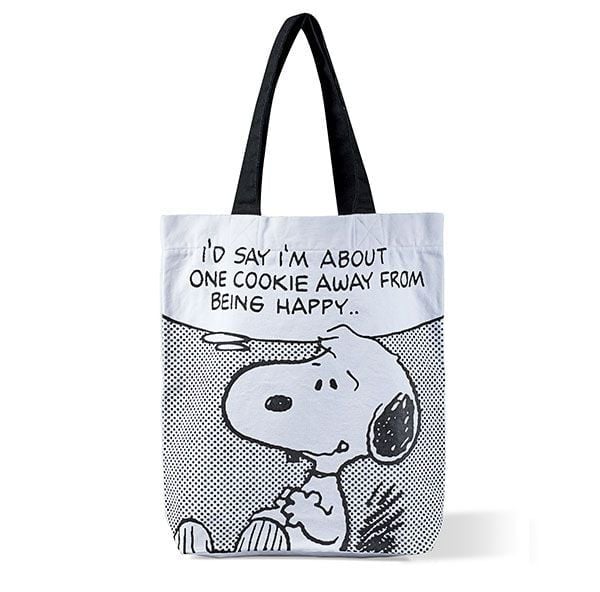 Produktbild: Snoopy Stoffbeutel "One Cookie Away"