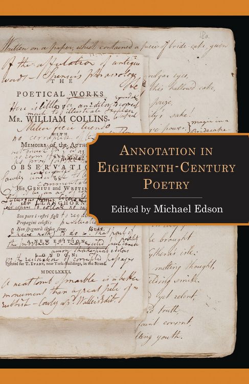 Produktbild: Annotation in Eighteenth-Century Poetry