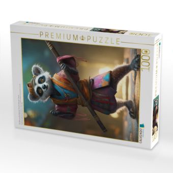 Produktbild: CALVENDO Puzzle Ein Motiv aus dem Kalender Tierische Samurai - Lemur | 1000 Teile Lege-Gr&ouml;&szlig;e 64x48cm Foto-Puzzle f&uuml;r gl&uuml;ckliche Stunden