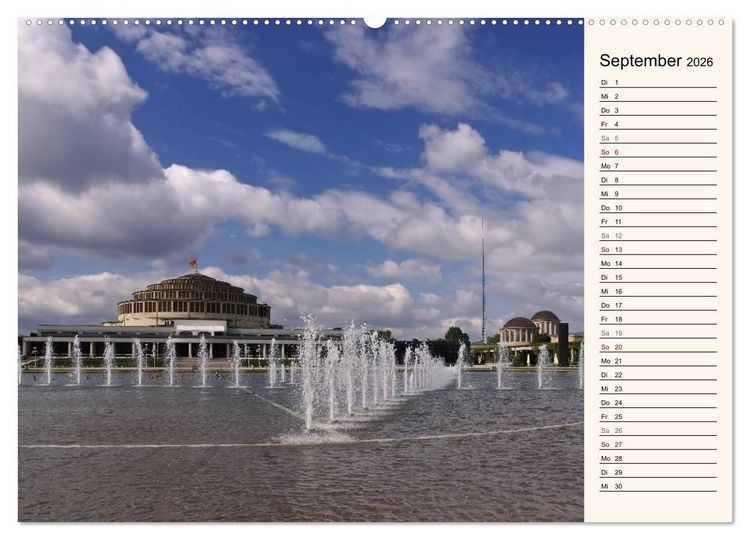 Produktbild: Breslau - Schlesiens Herz an der Oder (hochwertiger Premium Wandkalender 2026 DIN A2 quer), Kunstdruck in Hochglanz