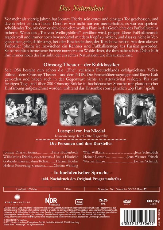 Produktbild: Ohnsorg-Theater Klassiker: Das Naturtalent