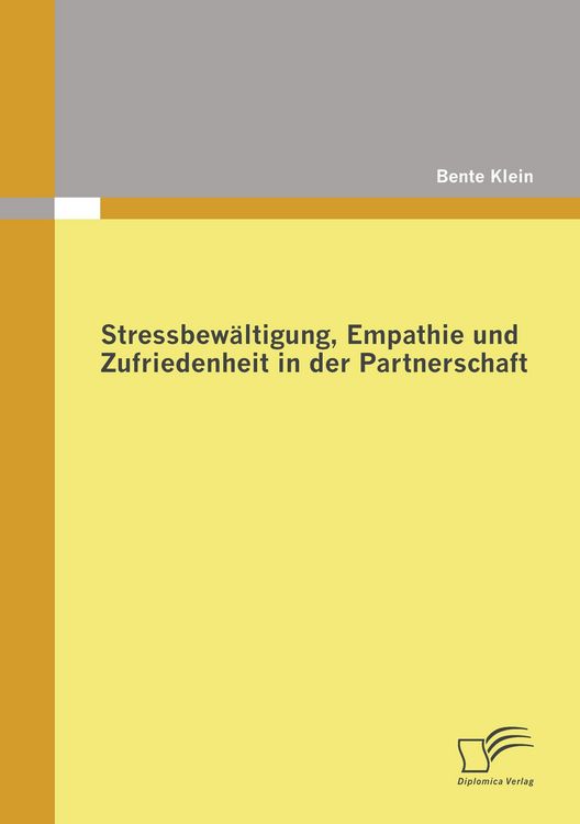 Produktbild: Stressbew&auml;ltigung, Empathie und Zufriedenheit in der Partnerschaft