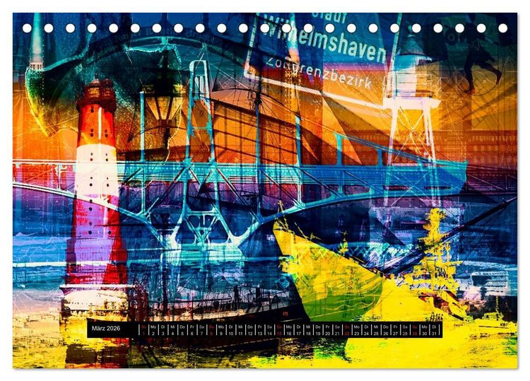 Produktbild: POP ART 3500 (Tischkalender 2026 DIN A5 quer), CALVENDO Monatskalender