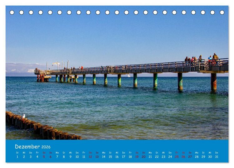 Produktbild: Seeheilbad Heiligendamm (Tischkalender 2026 DIN A5 quer), CALVENDO Monatskalender