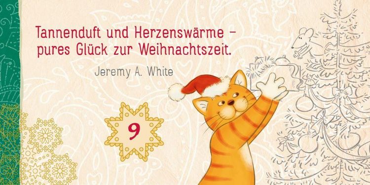 Produktbild: Klitzekleiner Adventskalender mit der Om-Katze